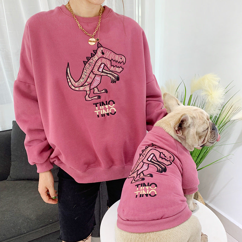 Polar Fleece Sweatshirt - Haustier und Besitzer gleicher Stil