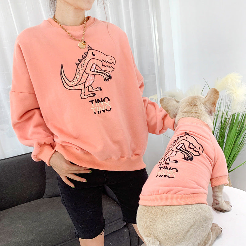Polar Fleece Sweatshirt - Haustier und Besitzer gleicher Stil