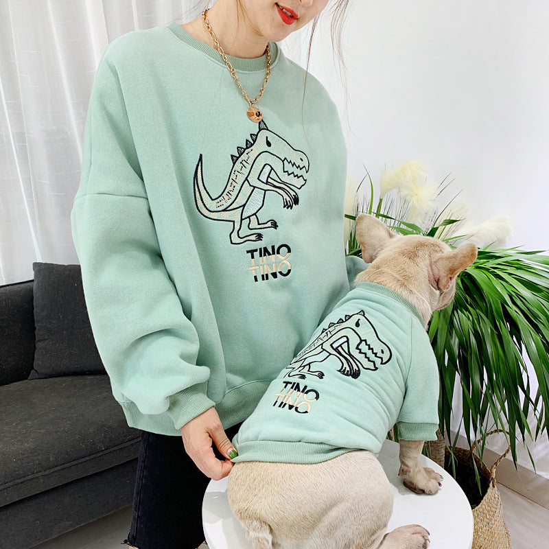 Polar Fleece Sweatshirt - Haustier und Besitzer gleicher Stil