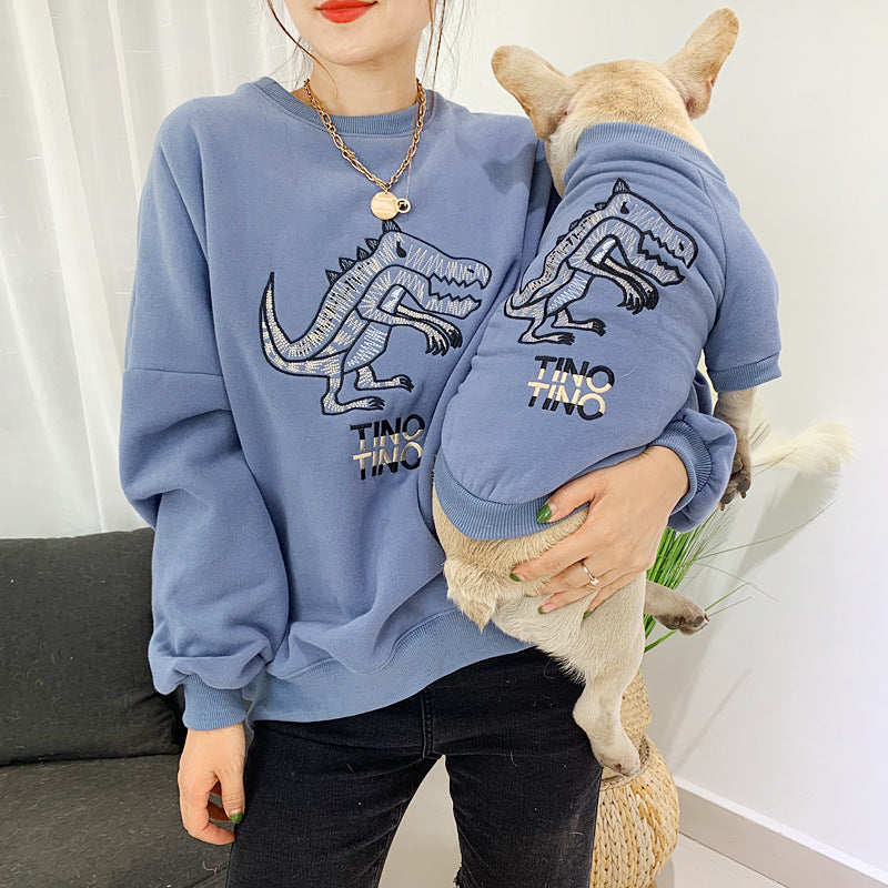 Polar Fleece Sweatshirt - Haustier und Besitzer gleicher Stil