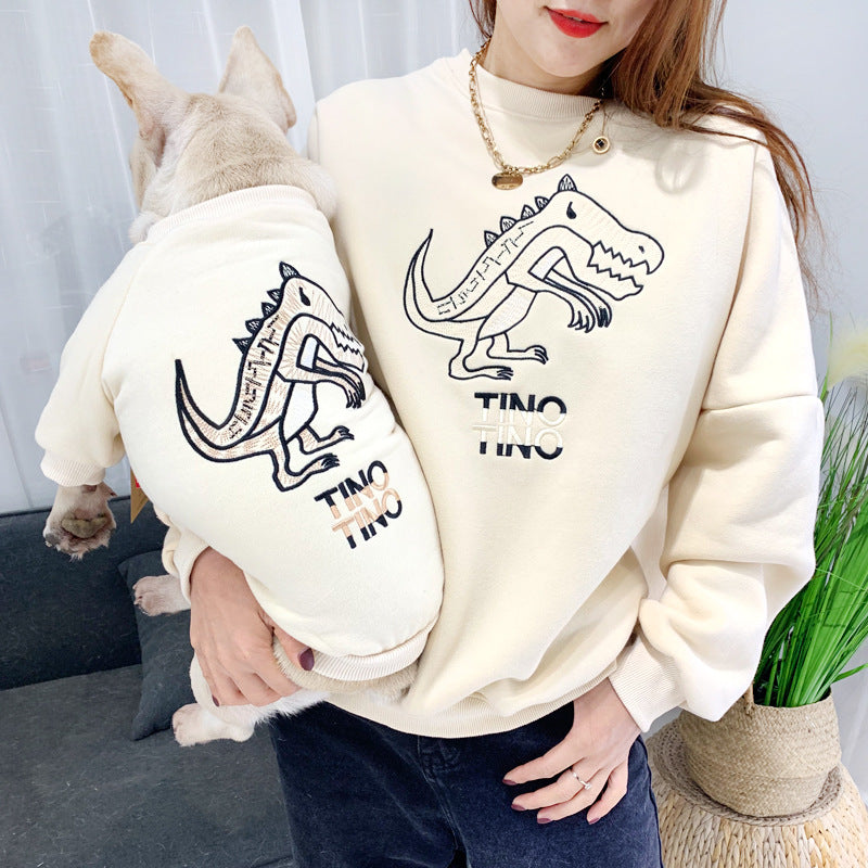 Polar Fleece Sweatshirt - Haustier und Besitzer gleicher Stil