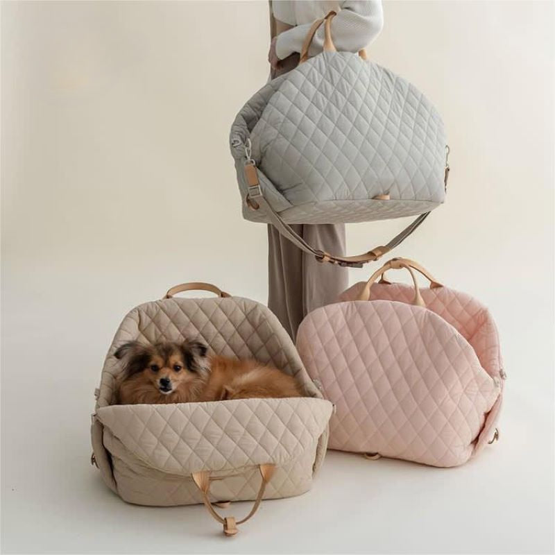 Siège auto pour chien 3 en 1, sac pour animaux de compagnie, imperméable et amovible
