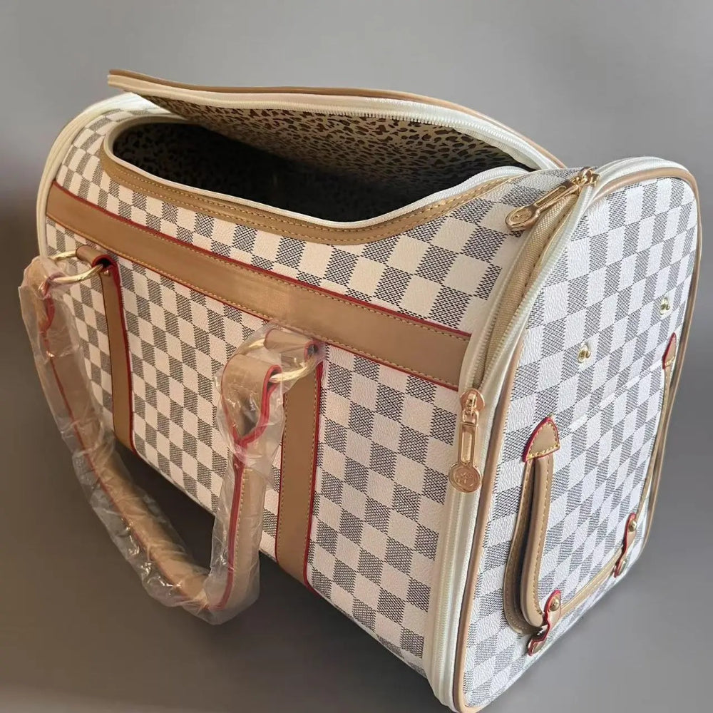 Pet charter car carrying pet bag Multi functional car rear seat dog bag Breathable PVC for small dogs and cats