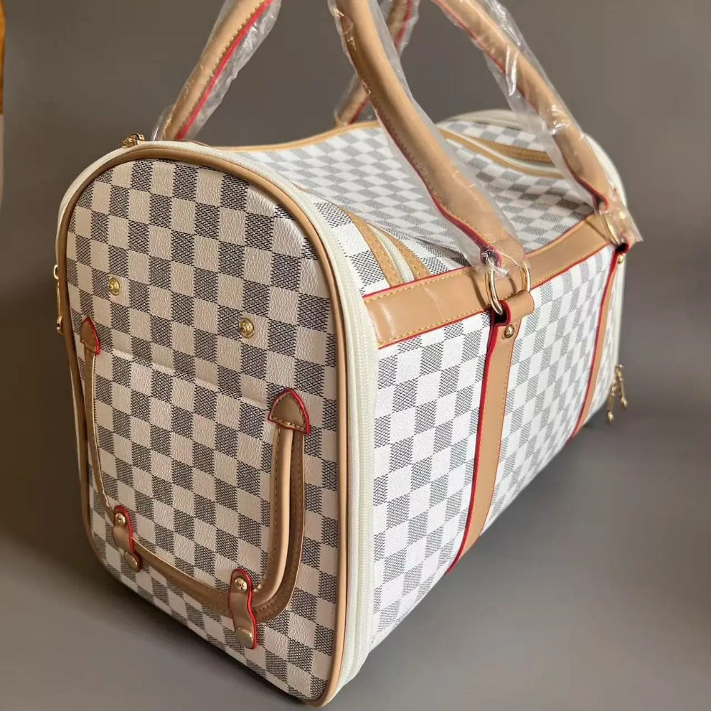 Pet charter car carrying pet bag Multi functional car rear seat dog bag Breathable PVC for small dogs and cats