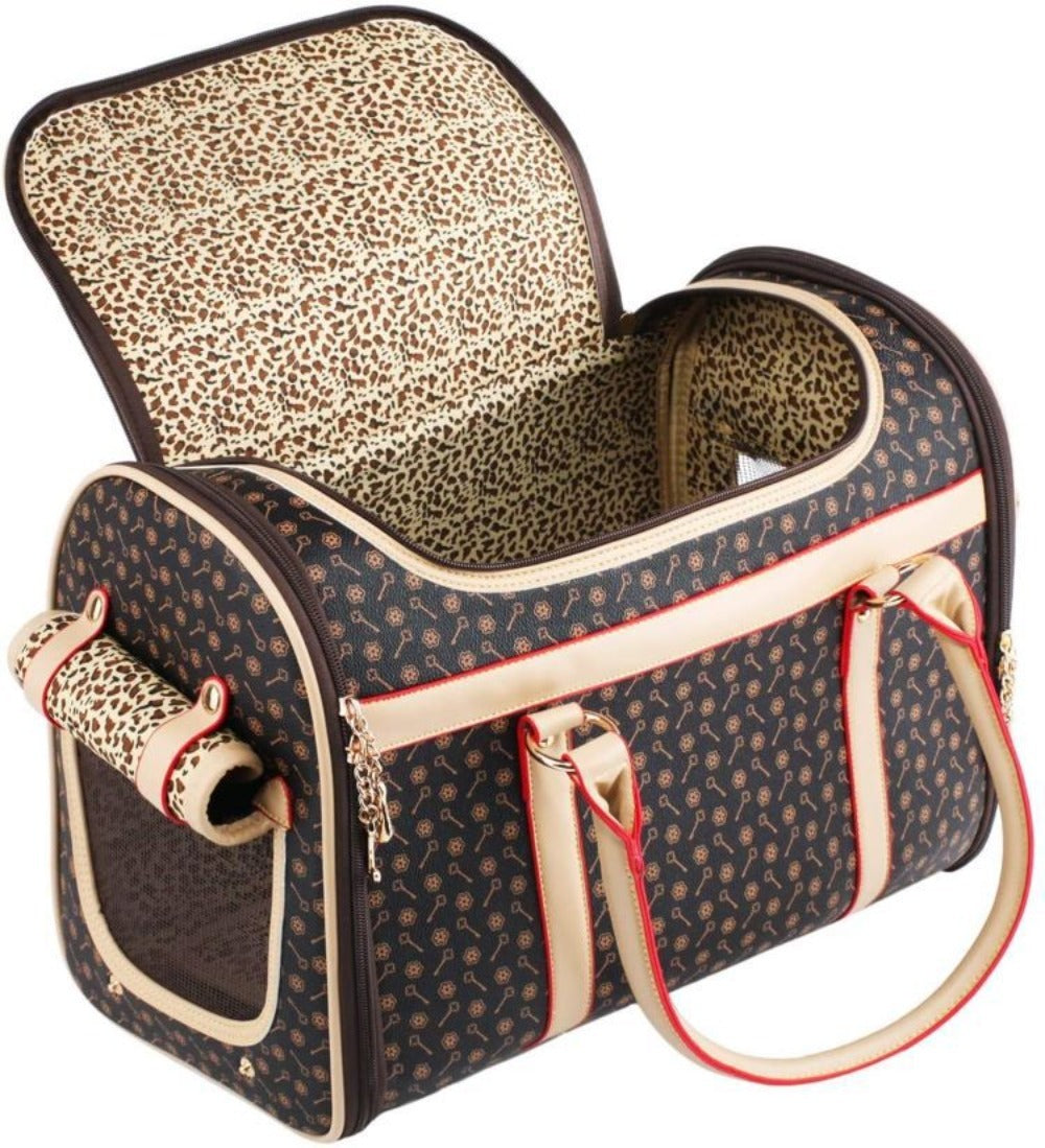 Pet charter car carrying pet bag Multi functional car rear seat dog bag Breathable PVC for small dogs and cats