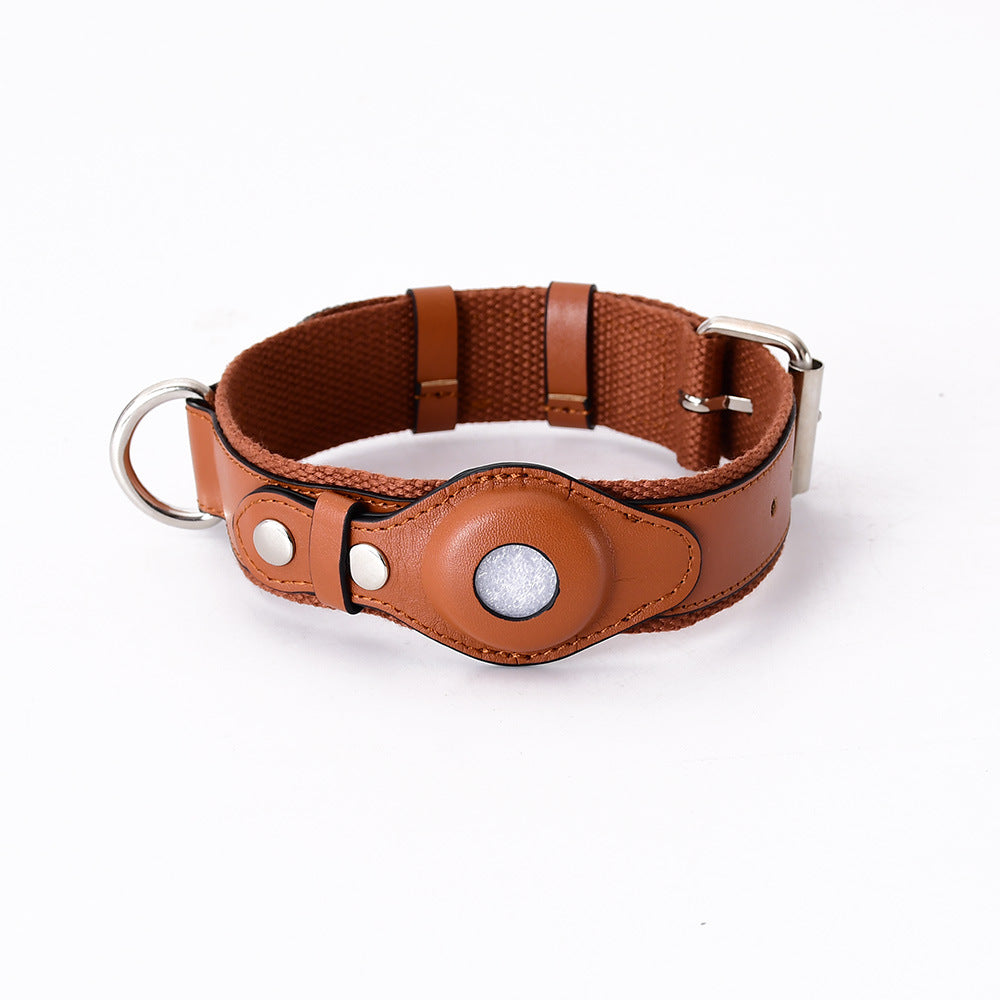 Collier en cuir souple pour chiens de taille moyenne et grande