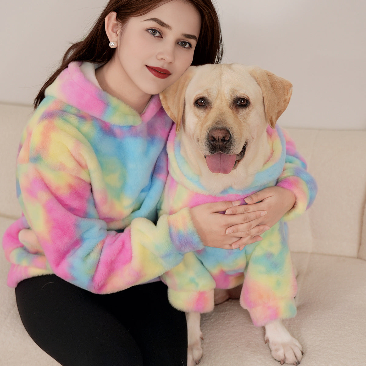 passende Kleidung für Hund und Herrchen Komfort Hoodie