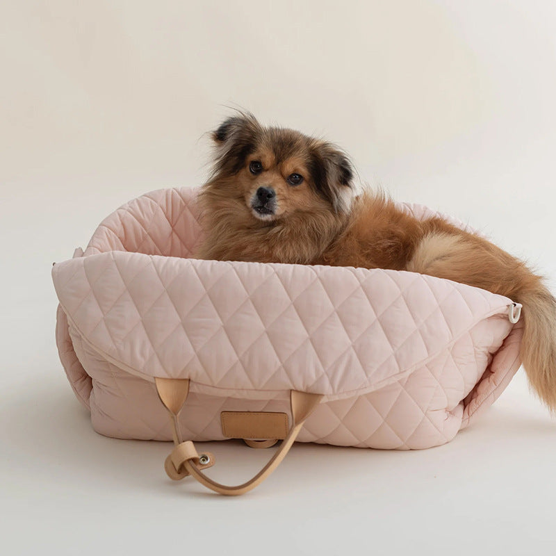 Siège auto pour chien 3 en 1, sac pour animaux de compagnie, imperméable et amovible