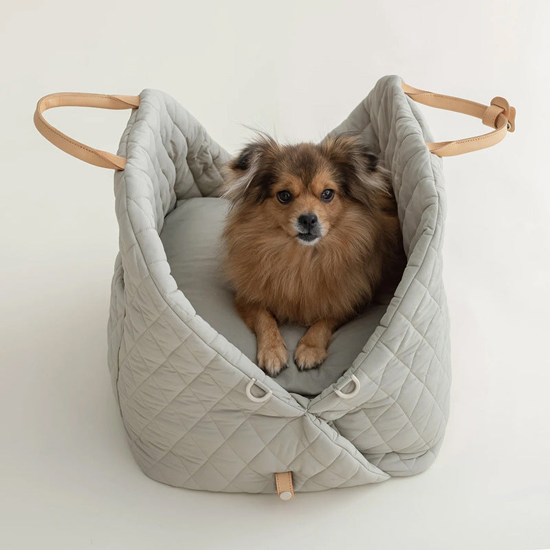 Siège auto pour chien 3 en 1, sac pour animaux de compagnie, imperméable et amovible