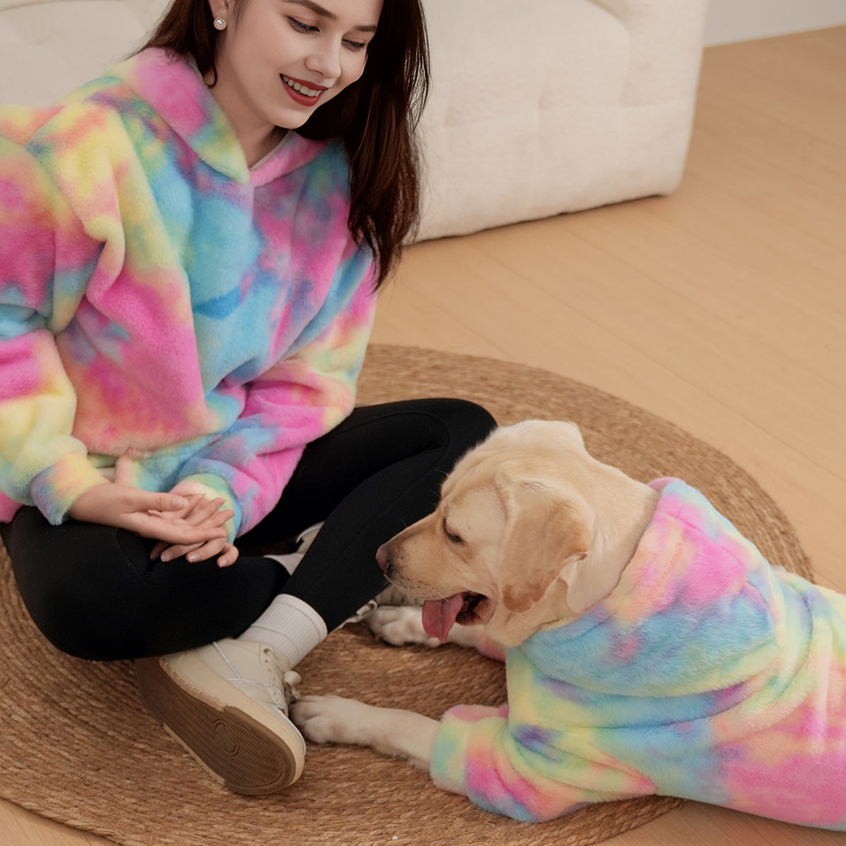 passende Kleidung für Hund und Herrchen Komfort Hoodie