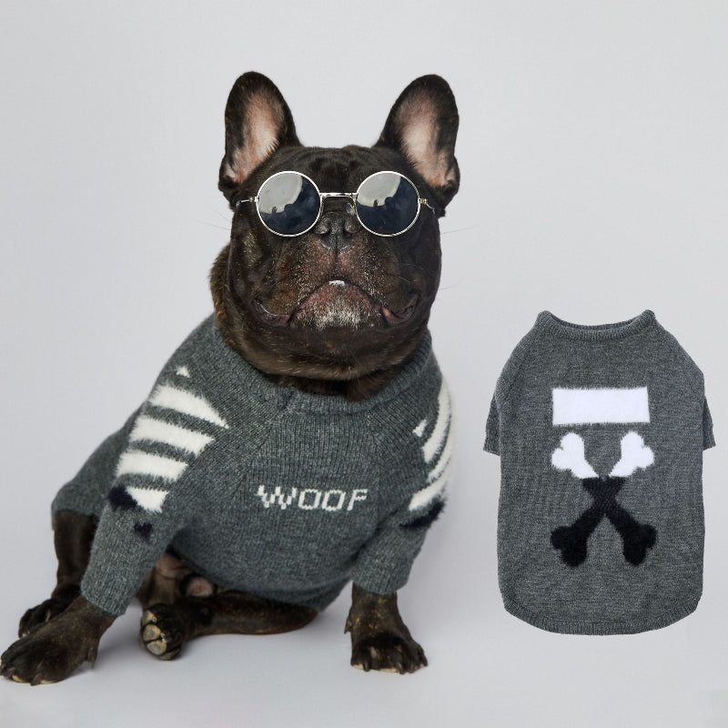 Modischer Hundepullover für Corgi, Schnauzer und Französische Bulldogge