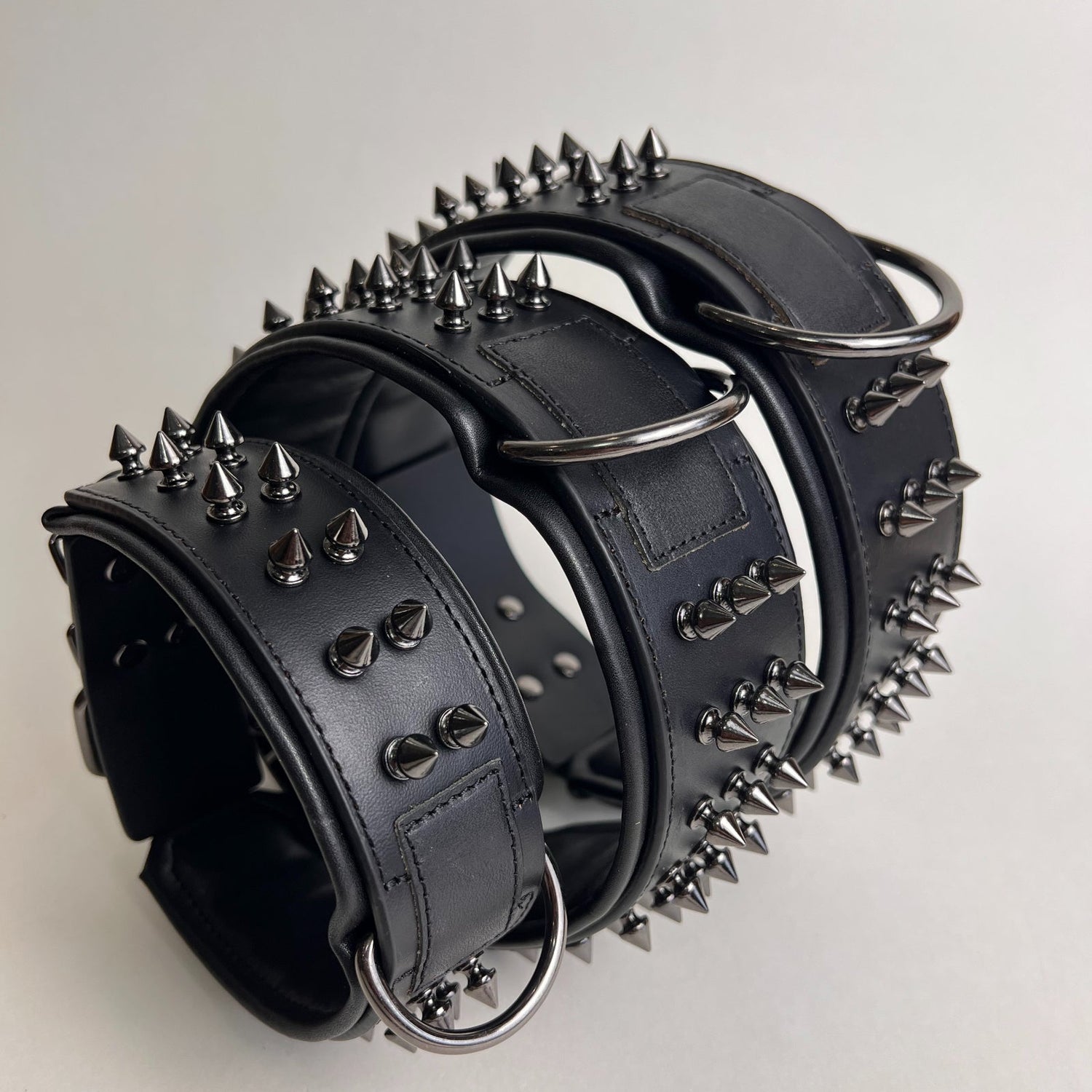 Spiked Leather Collar