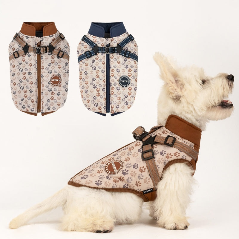 Wintermantel aus BaumwolleHundejackeAnzugjacke für kleine und mittelgroße Hunde 