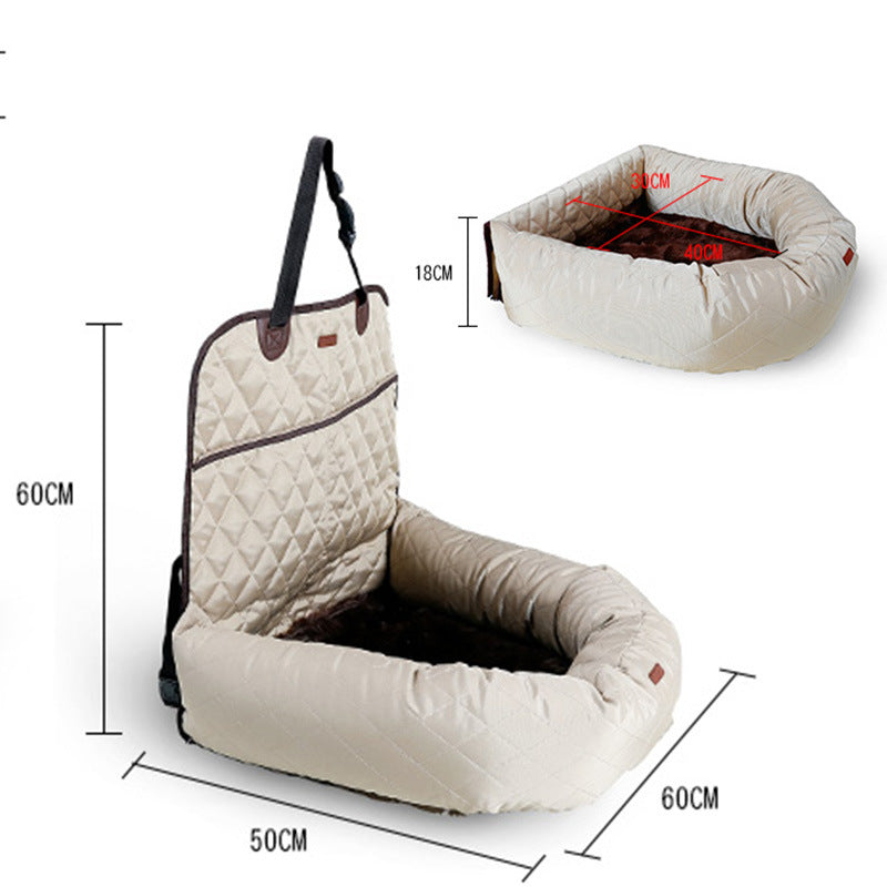 Pet Car Seat, Breathable Folding Soft Travel Bag