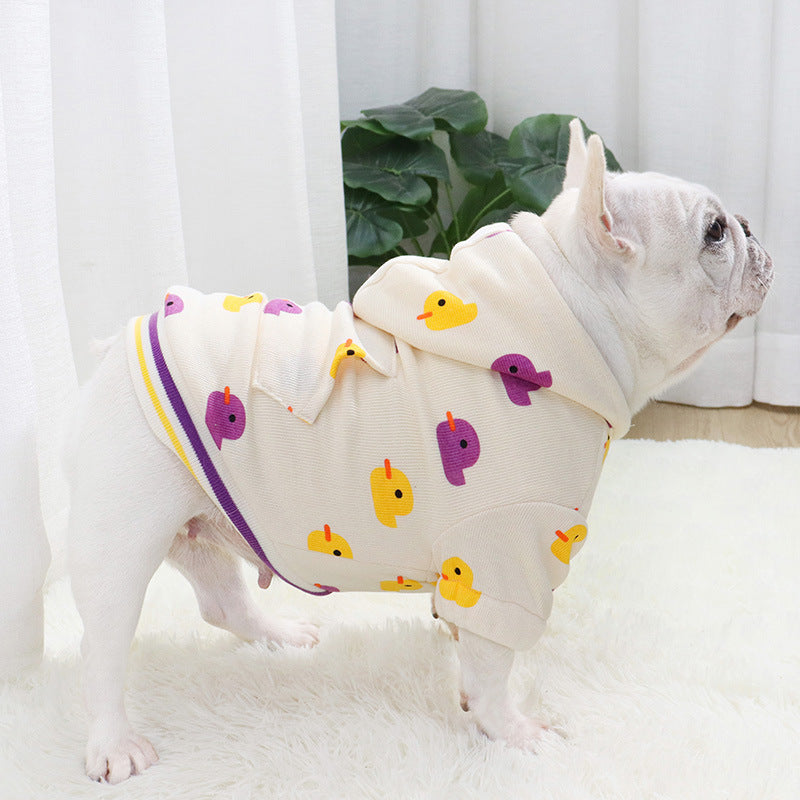 Thickened fleece dog sweatshirt for winter warm dog clothes