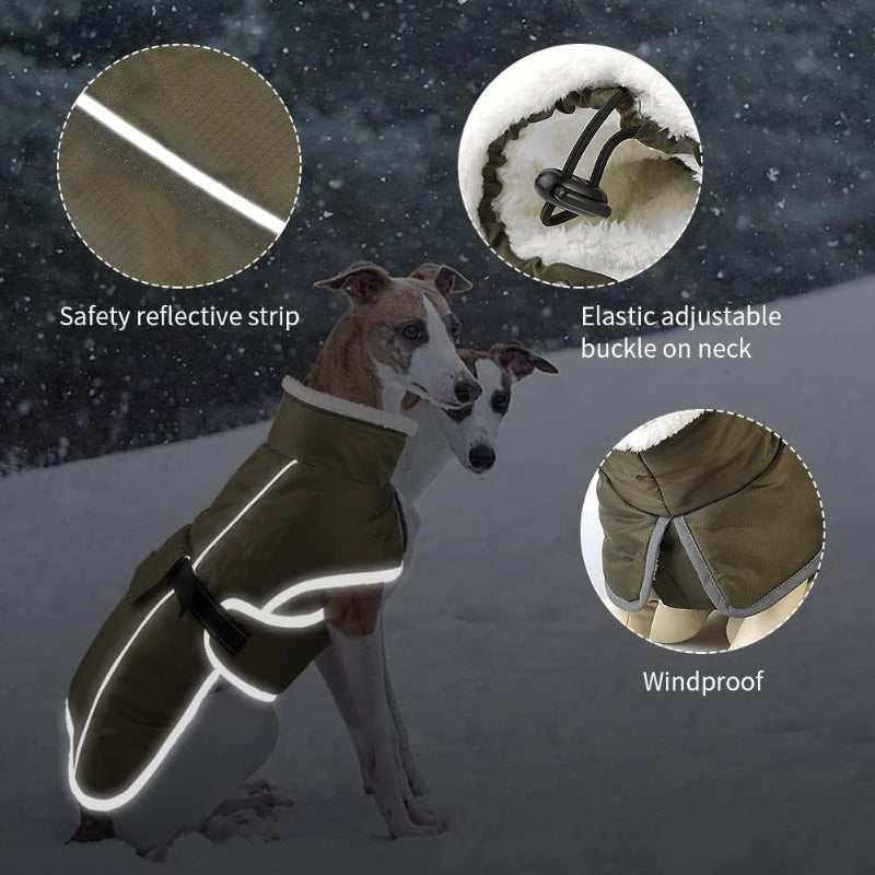 Warm waterproof cold-proof dog coat winter warm jacket