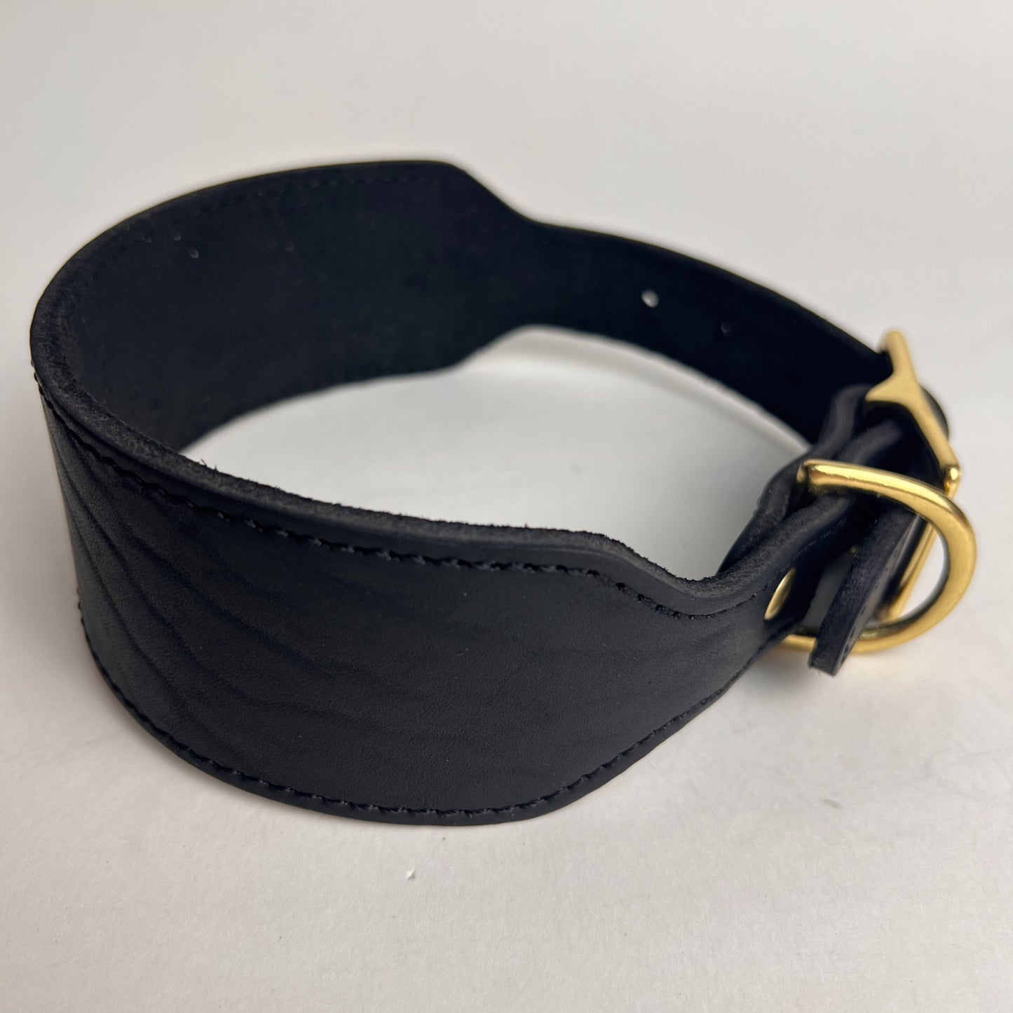 Anti-Pull Greyhound Leather Collar Natural leather soft and skin friendly