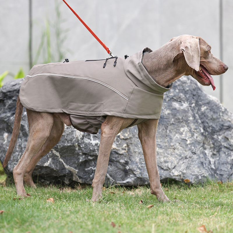 Veste imperméable chaude et douce pour chien, vêtements d'hiver d'extérieur