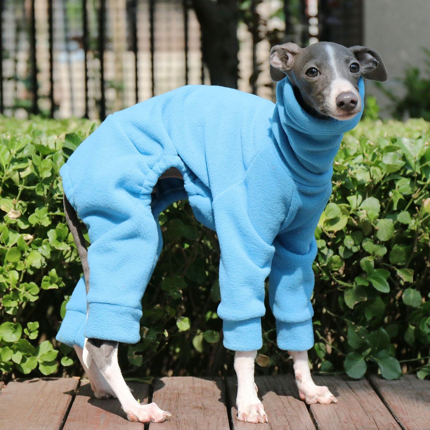 Thickened warm polar fleece pet four-legged coat