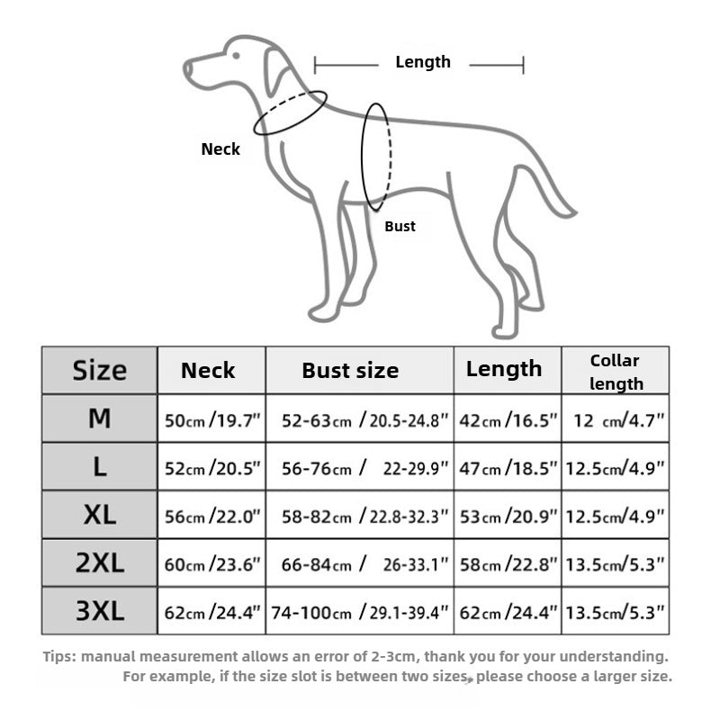 Veste chaude d'hiver pour chien, veste d'extérieur imperméable pour chien de taille moyenne et grande taille