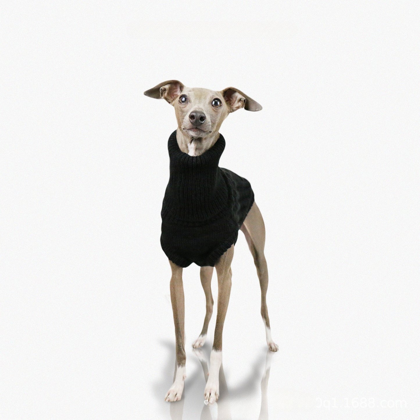 Turtleneck dog sweater soft and warm