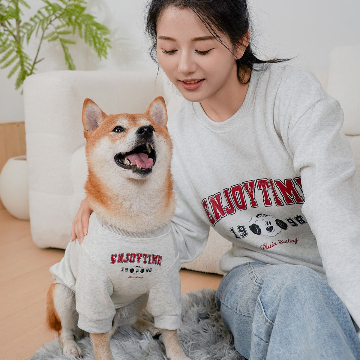 Sweatshirts assortis pour chiens et propriétaires, adaptés à tous les chiens