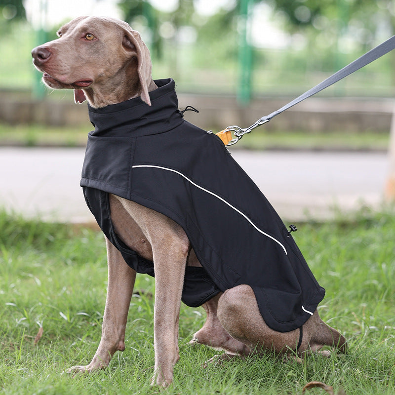 Veste imperméable chaude et douce pour chien, vêtements d'hiver d'extérieur