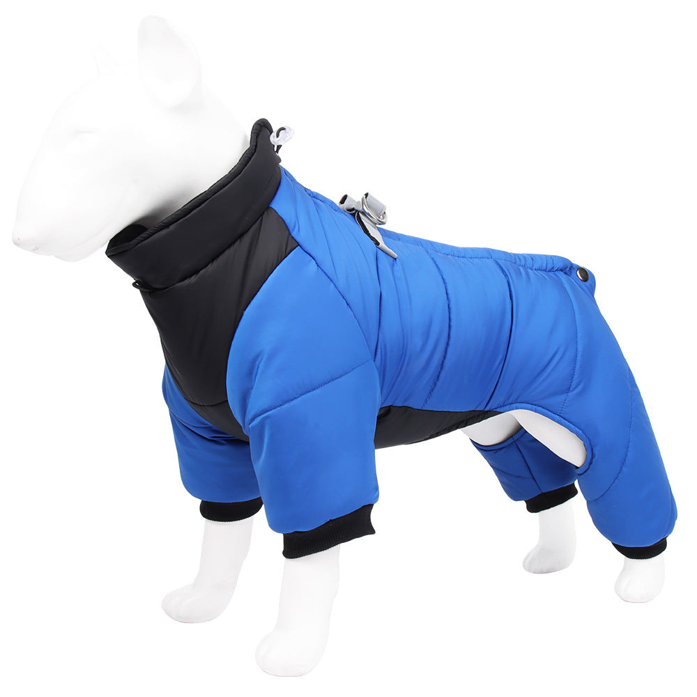 Dog high coverage coat warm clothing