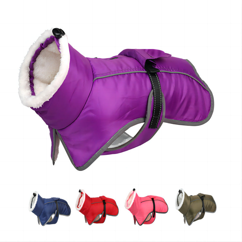 Warm waterproof cold-proof dog coat winter warm jacket