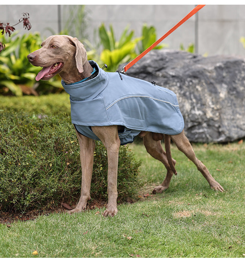 Veste imperméable chaude et douce pour chien, vêtements d'hiver d'extérieur