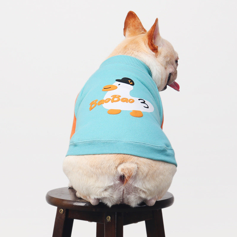 Thick winter sweatshirt for French bulldog, Pug, Bichon, Teddy