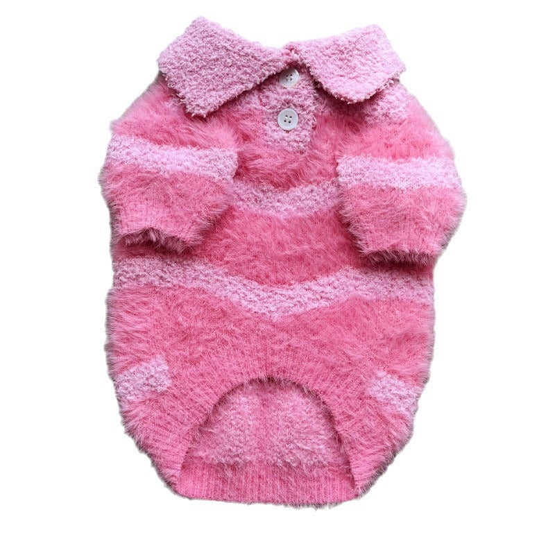 Pull d'hiver pour petit chien et chat Princesse Rose