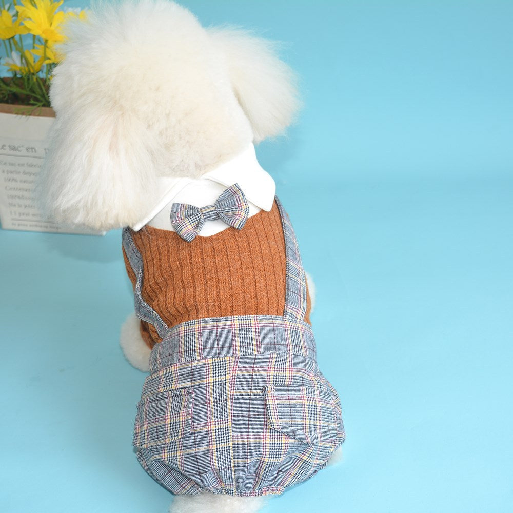 Small dog suit shirt pet four-legged clothes