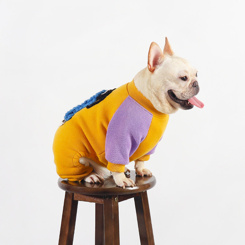 Dog sweatshirt thick four-legged winter warm clothes  small and medium-sized dogs