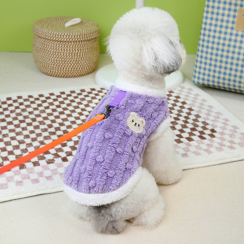 Small dog clothes fleece