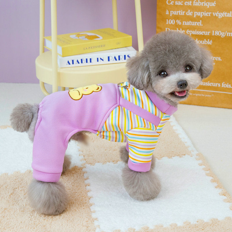 Puppy home clothes four-legged clothes