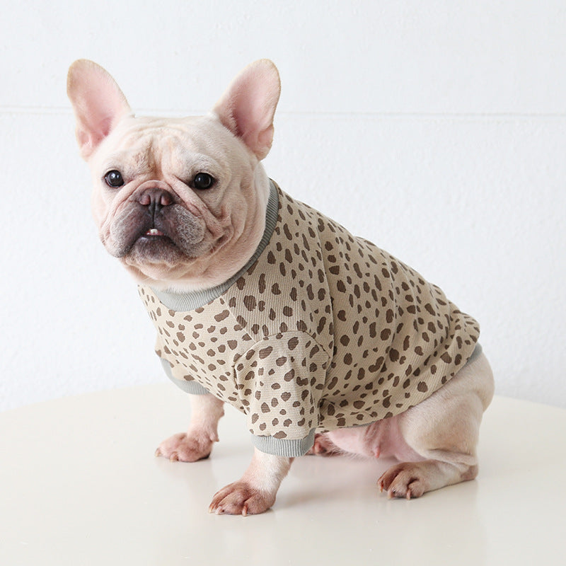 Bequemes Sweatshirt aus reiner Baumwolle, geeignet für kleine und mittelgroße Hunde. 