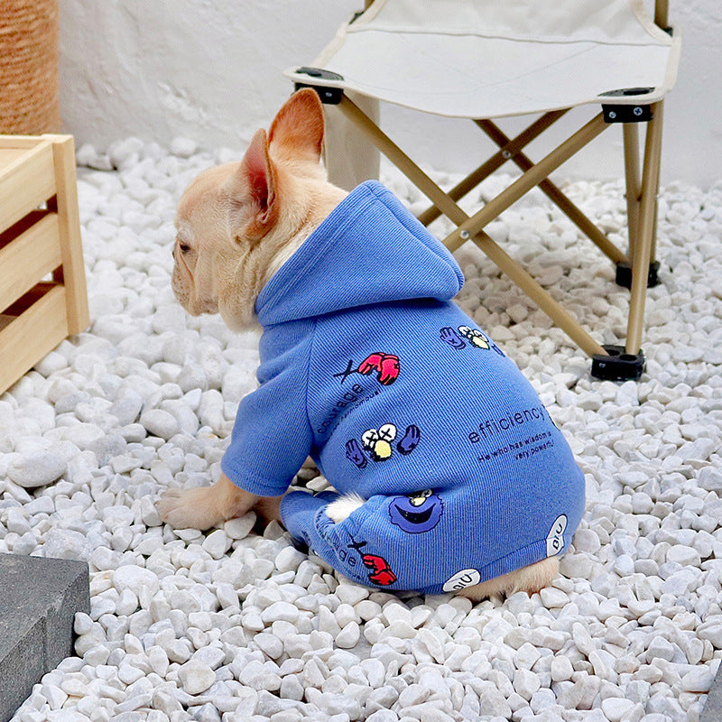 Dog winter sweatshirt thickened pure cotton small and medium dogs