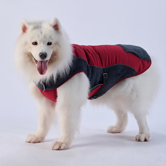 Veste épaisse et chaude pour chien adaptée aux chiens de taille moyenne et grande