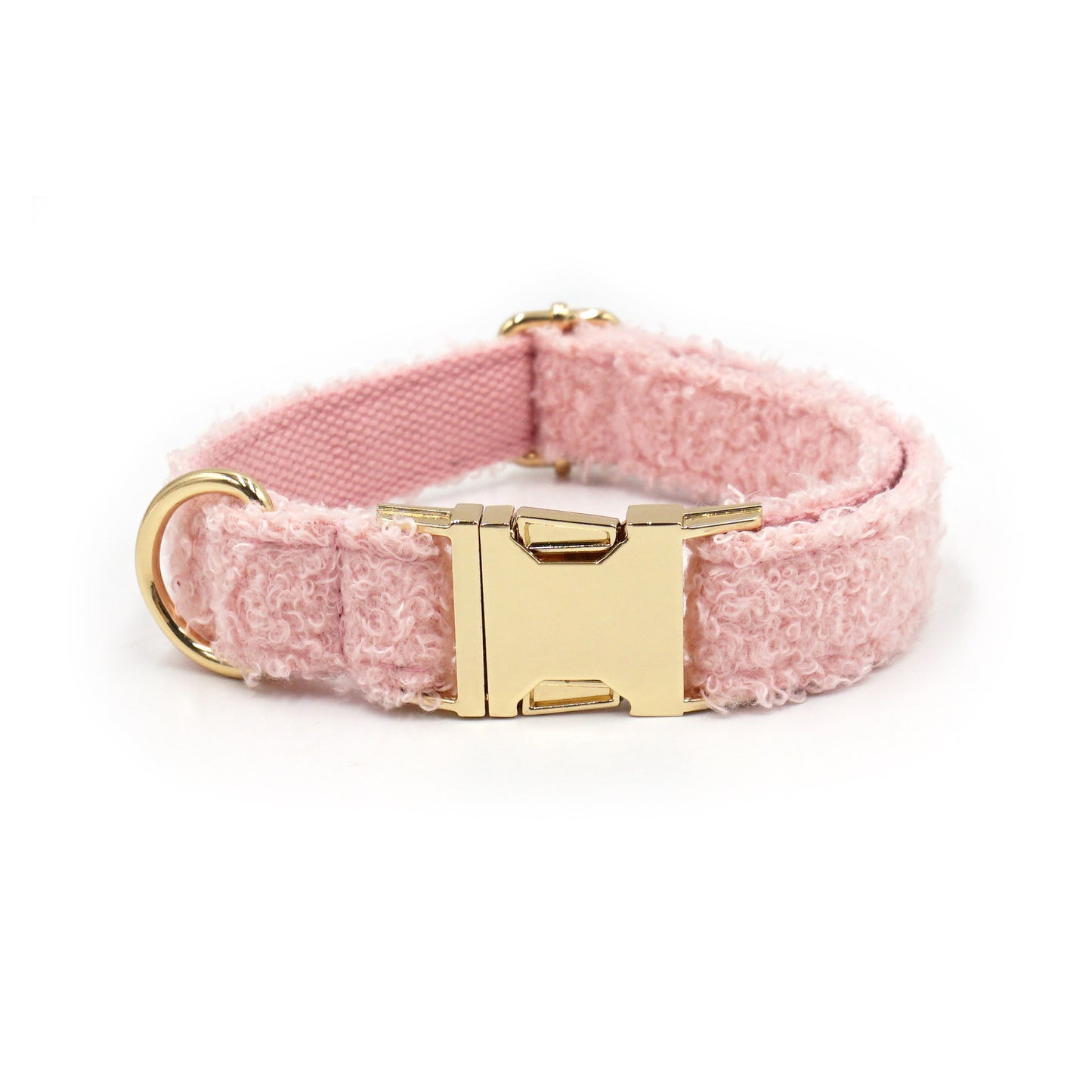 Teddy Velvet Pet Collar, Anti-lost, Engravable Name and Phone Number