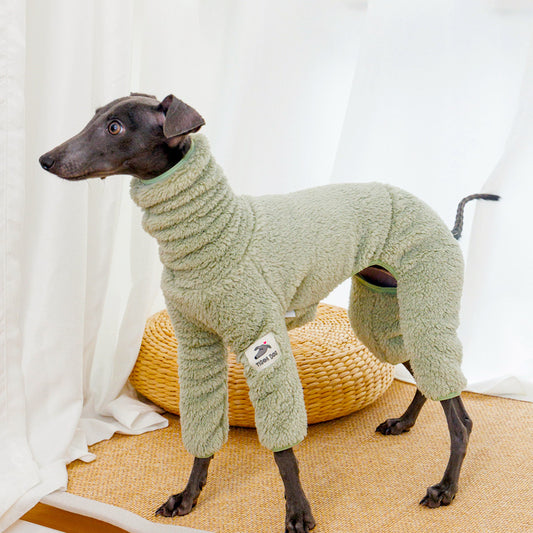 Thickened and fleece-lined winter coat for dogs and puppies