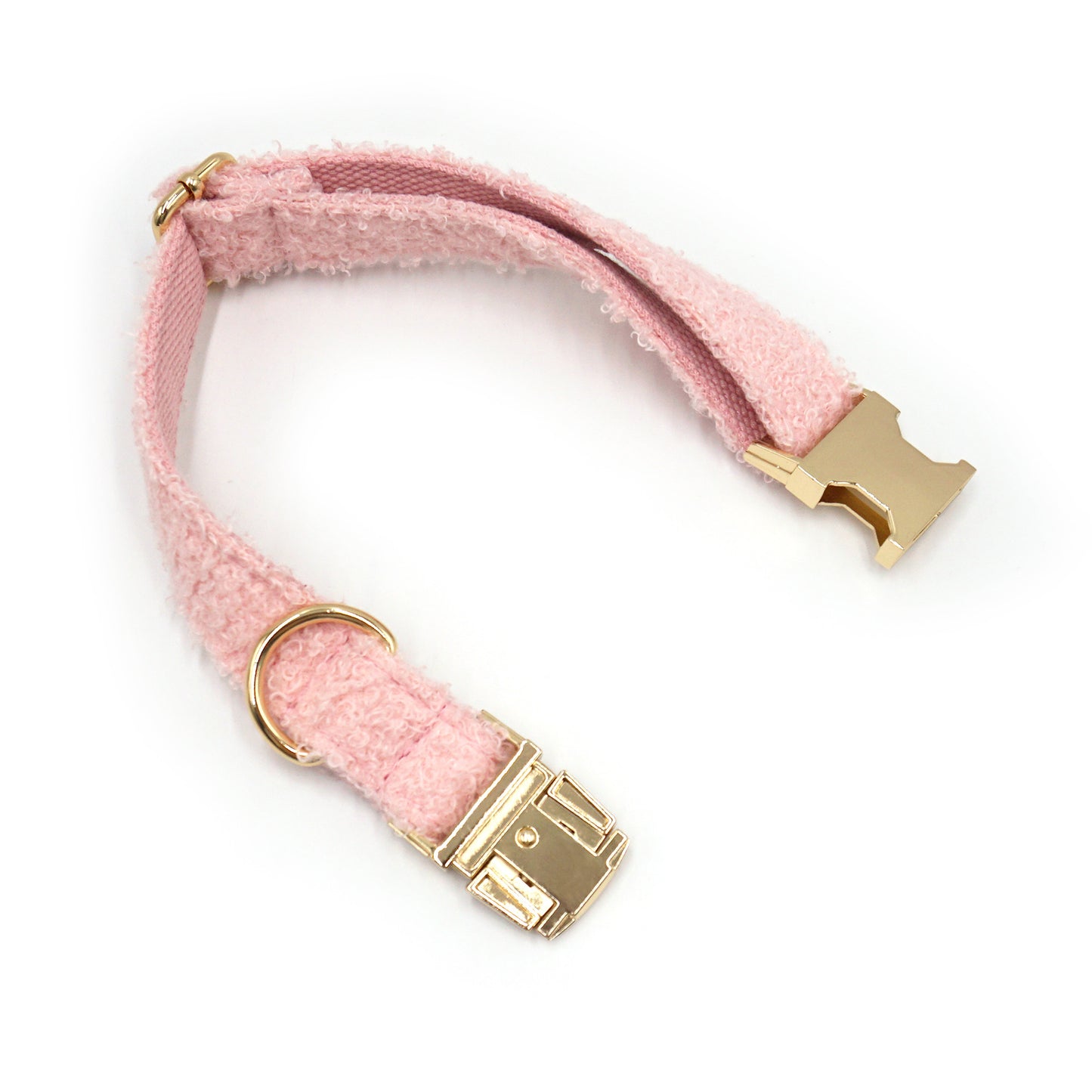 Teddy Velvet Pet Collar, Anti-lost, Engravable Name and Phone Number