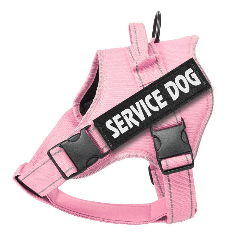 Large dog harness with handle Explosion-proof dog harness Easy to put on and take off Fashionable colors dog accessories
