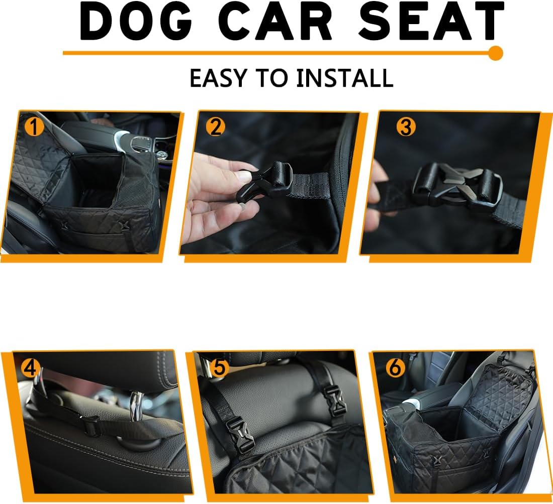 Dog car seat and bed combo.