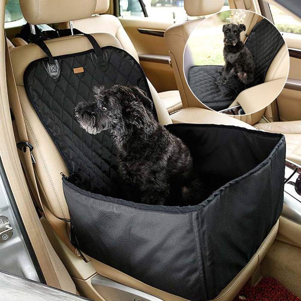 Siège auto pour animaux de compagnie, housse de siège auto avant, pliable