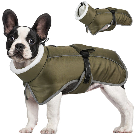 Manteau chaud et imperméable pour chien résistant au froid, veste chaude d'hiver